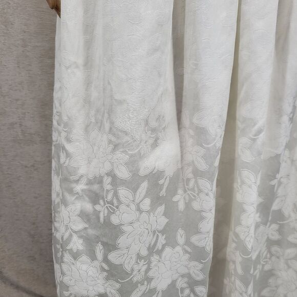 Scott McClintock Vintage 80s White Strapless Dress Lace Accents Wedding - Picture 8 of 16